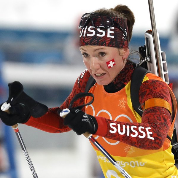 Selina Gasparin, Silbermedaillengewinnerin 15km Einzel Olympische Spiele 2014 